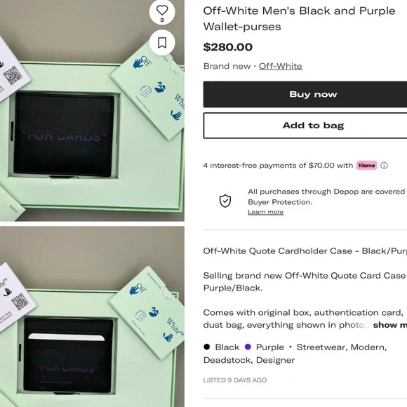 Off-White Virgil Abloh Card Case